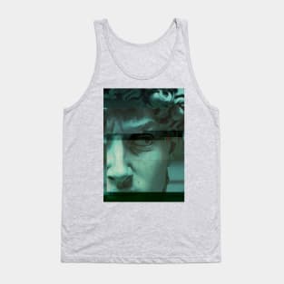 Holographic greek vaporwave statue Tank Top